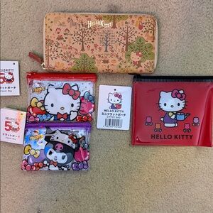 Hello Kitty Wallet & zipper bags